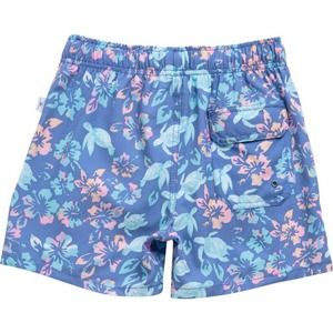 NWT Vintage Summer Boys Turtle Floral Print Volley Swim Shorts (4)